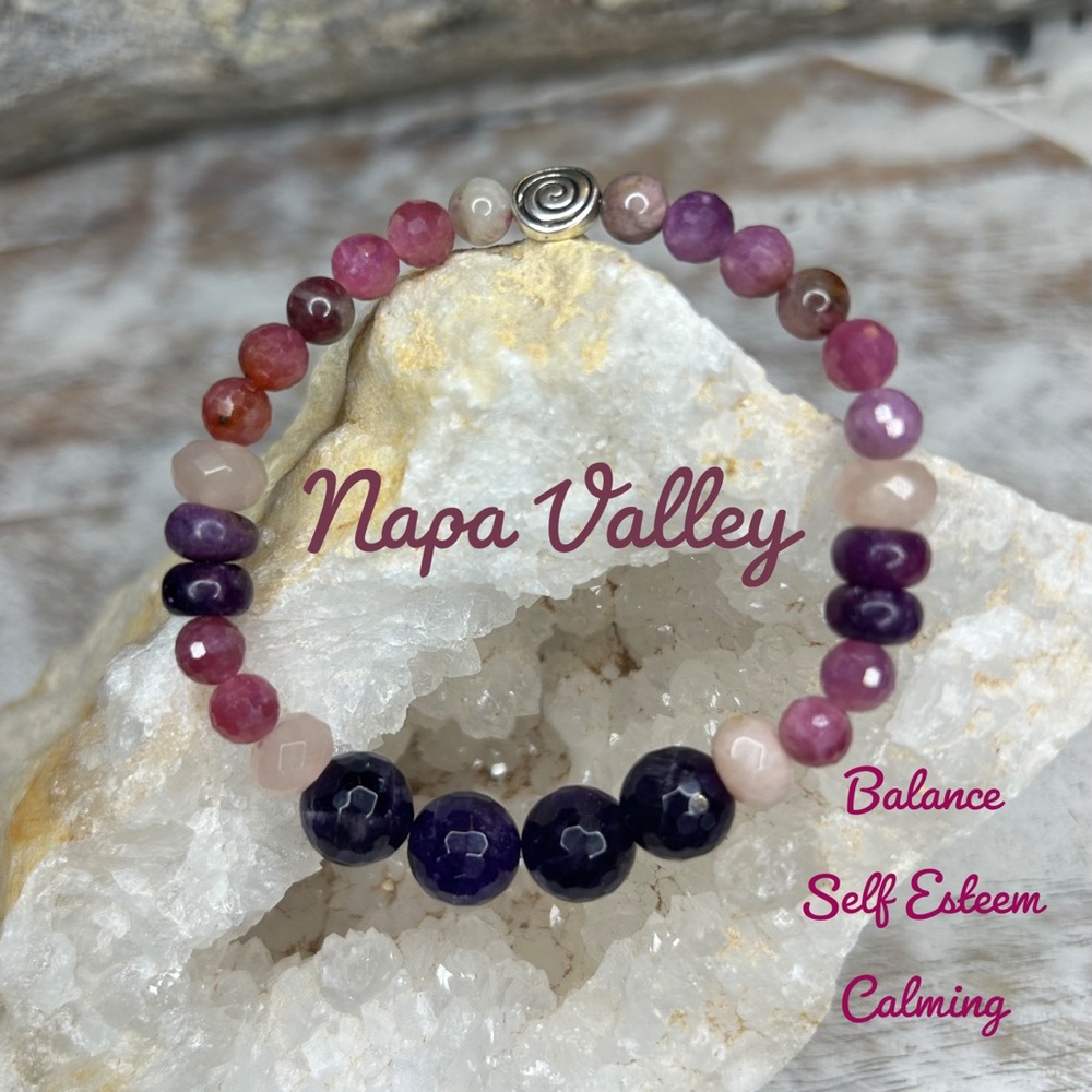 COPY - Gemstone beaded bracelet
